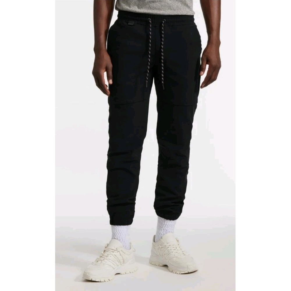 Echo Unltd Pants‎ Mens Black Jogger Drawstring Size XL